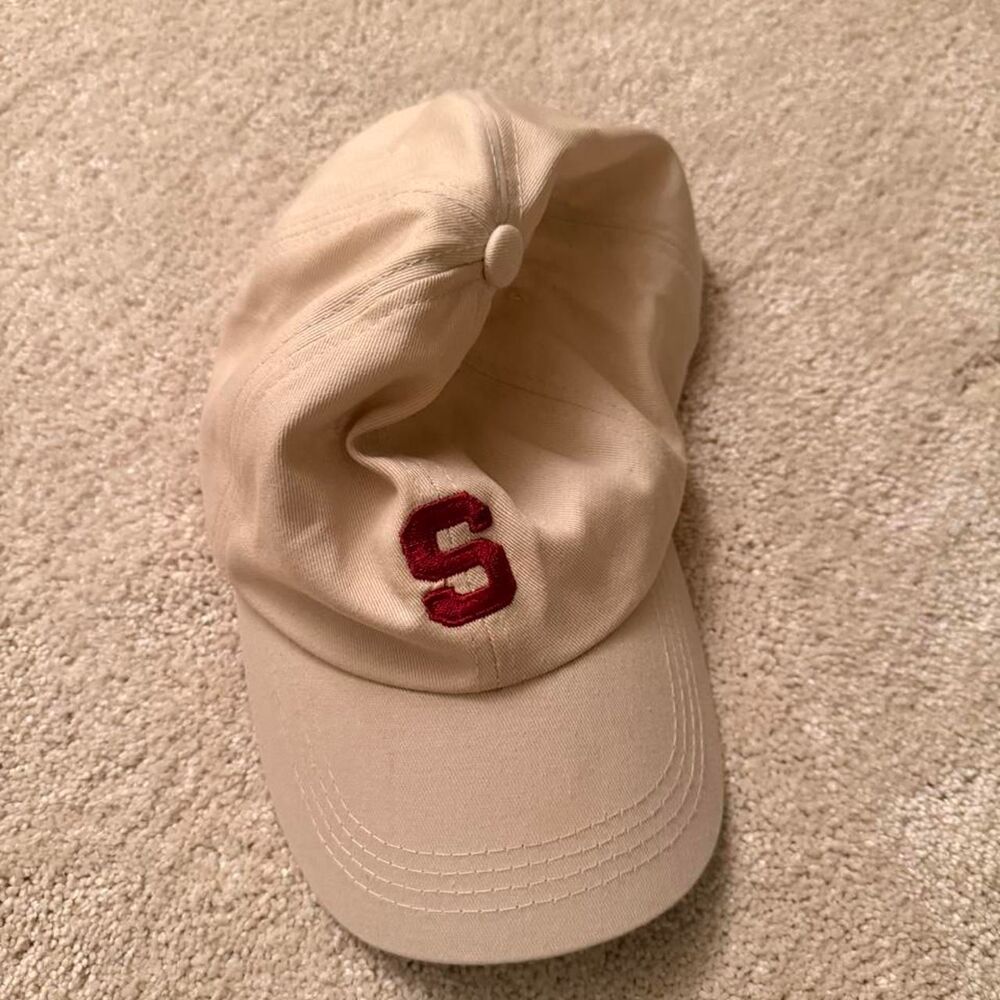 Unbranded Women's Cream and Tan Hat